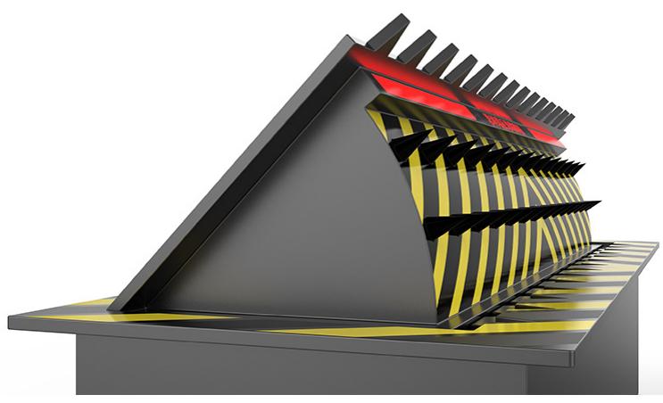 การประยุกต์ใช้เครื่องกีดขวางถนนไฮดรอลิกในการจัดการยานพาหนะของอุทยานโลจิสติกส์ข้ามพรมแดน