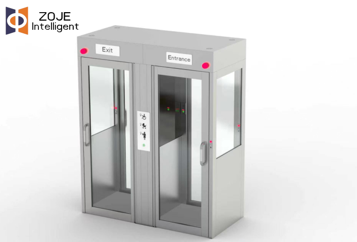 AB glass full height turnstile